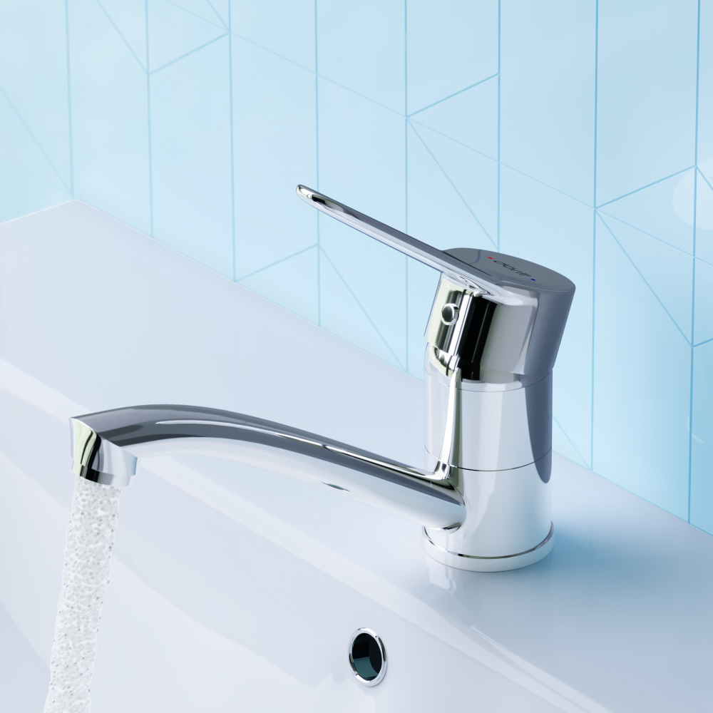 Смеситель для раковины Dorff Optima D2021001 Смеситель для раковины Dorff Optima D2021001