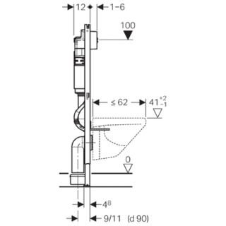 geberit 458 124 21 1 installyatsiya dlya unitaza duofix