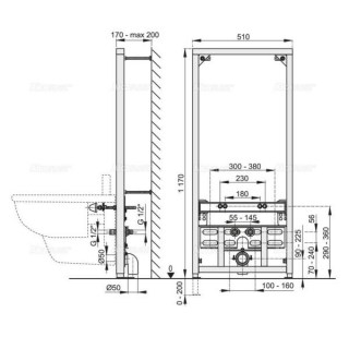 alcaplast a105 1200 installyatsiya dlya bide