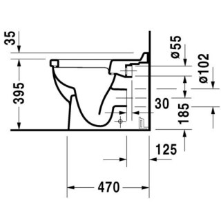 duravit 0124090000 starck 3 unitaz pristavnoj