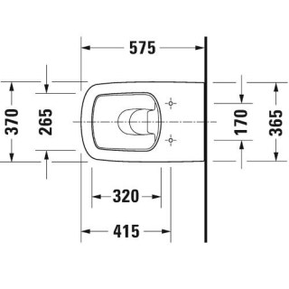 duravit 2150090000 durastyle unitaz pristavnoj