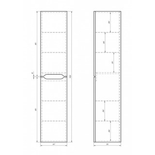 dreja eco 99 0009 ql 35 shkaf penal