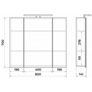 toms design 400 gr 1001 greta 80 zerkalnyj shkaf