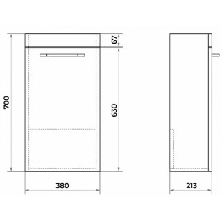 toms design 400 ka 0100 katrin 40 tumba pod rakovinu