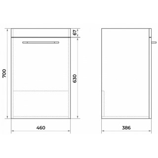 toms design 400 ka 0200 katrin 50 tumba pod rakovinu