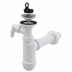 Сифон для раковины Alcaplast с отводом для стиральной машины (img)