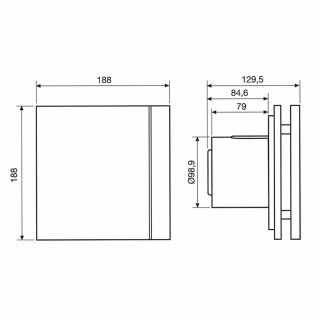 ventilyator vytyazhnoj soler palau silent 100 cz design 03 0103 1176