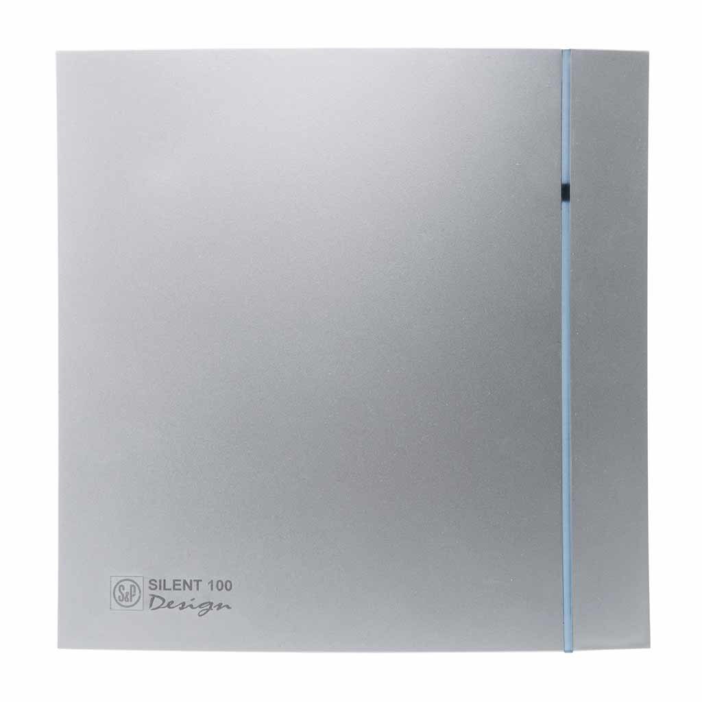 Вентилятор вытяжной Soler Palau Silent-100 CZ Silver Design