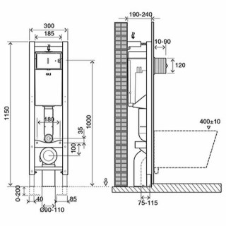 installyatsiya oli sanitarblock quadra 280490mri00