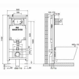 installyatsiya oli 80 sanitarblock slim 300572msl00