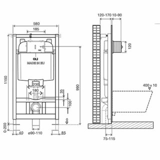 installyatsiya oli 74 plus sanitarblock narrow 601801mna00
