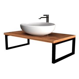 Столешница под раковину 1MarKa Grunge Loft 80 дуб вотан