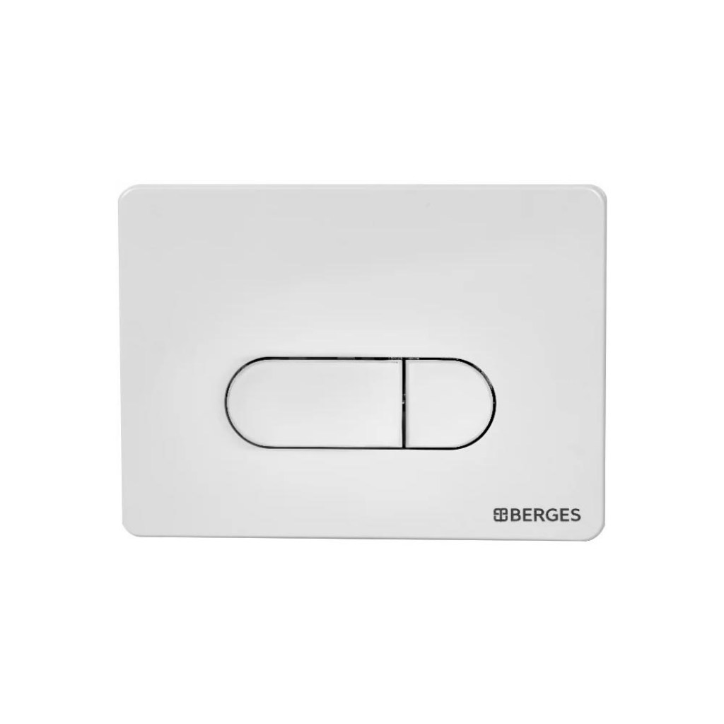Кнопка смыва Berges NOVUM D1 040031 белый