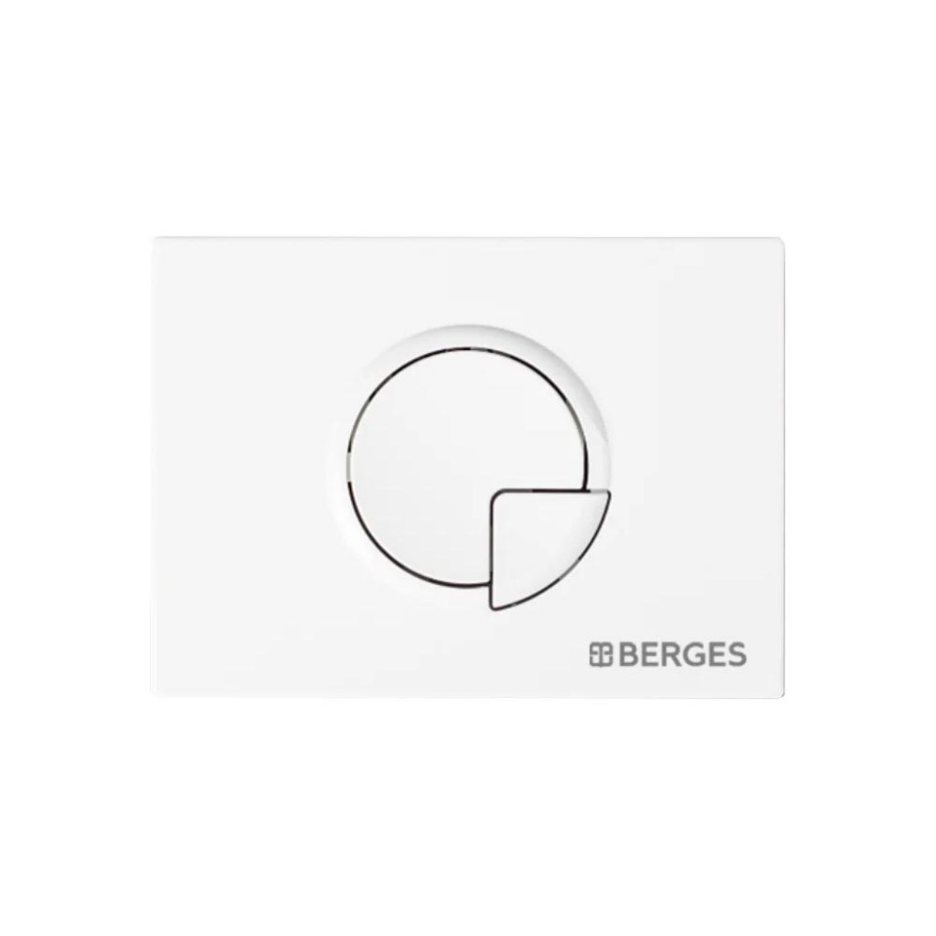 Кнопка смыва Berges NOVUM R1 040021 белый