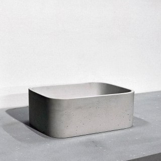 Раковина накладная Only Beton Оазис-S 0111003101 серый