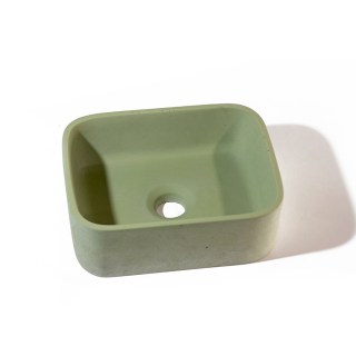 Раковина накладная Only Beton Оазис-S 0111003109 оливковый