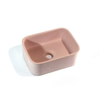 Раковина накладная Only Beton Оазис-S 0111003110 розовый